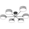 Plafoniera MAGA 6xE14/10W/230V grigia